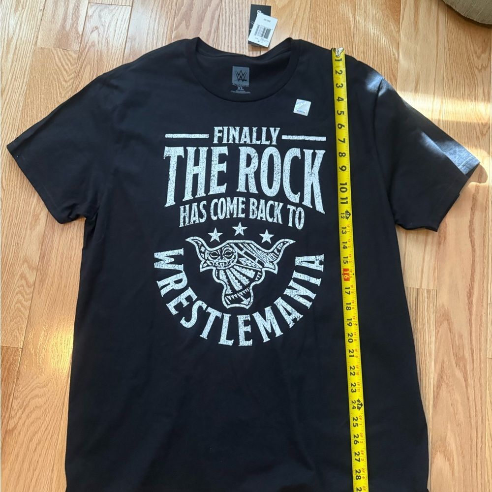 WWE Black 'The Rock' WrestleMania Tee